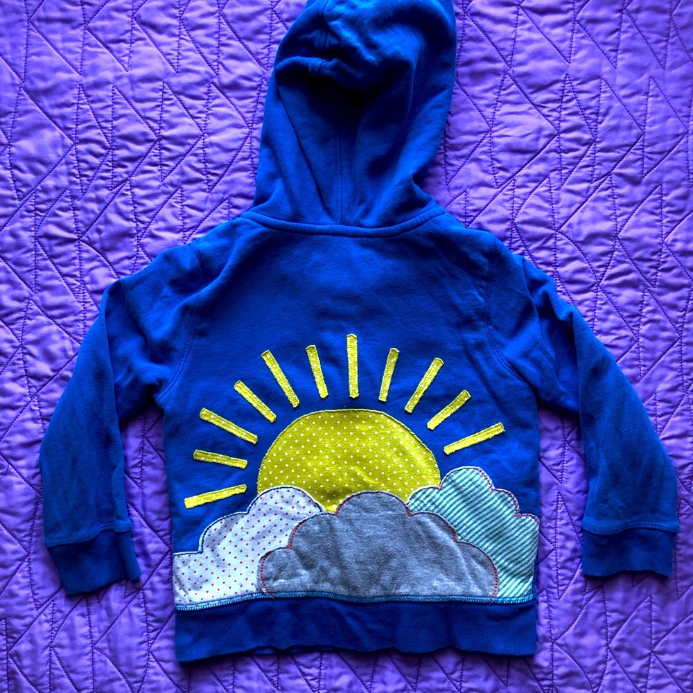 Mini Boden Rainbow Appliqué Jacket 🌈